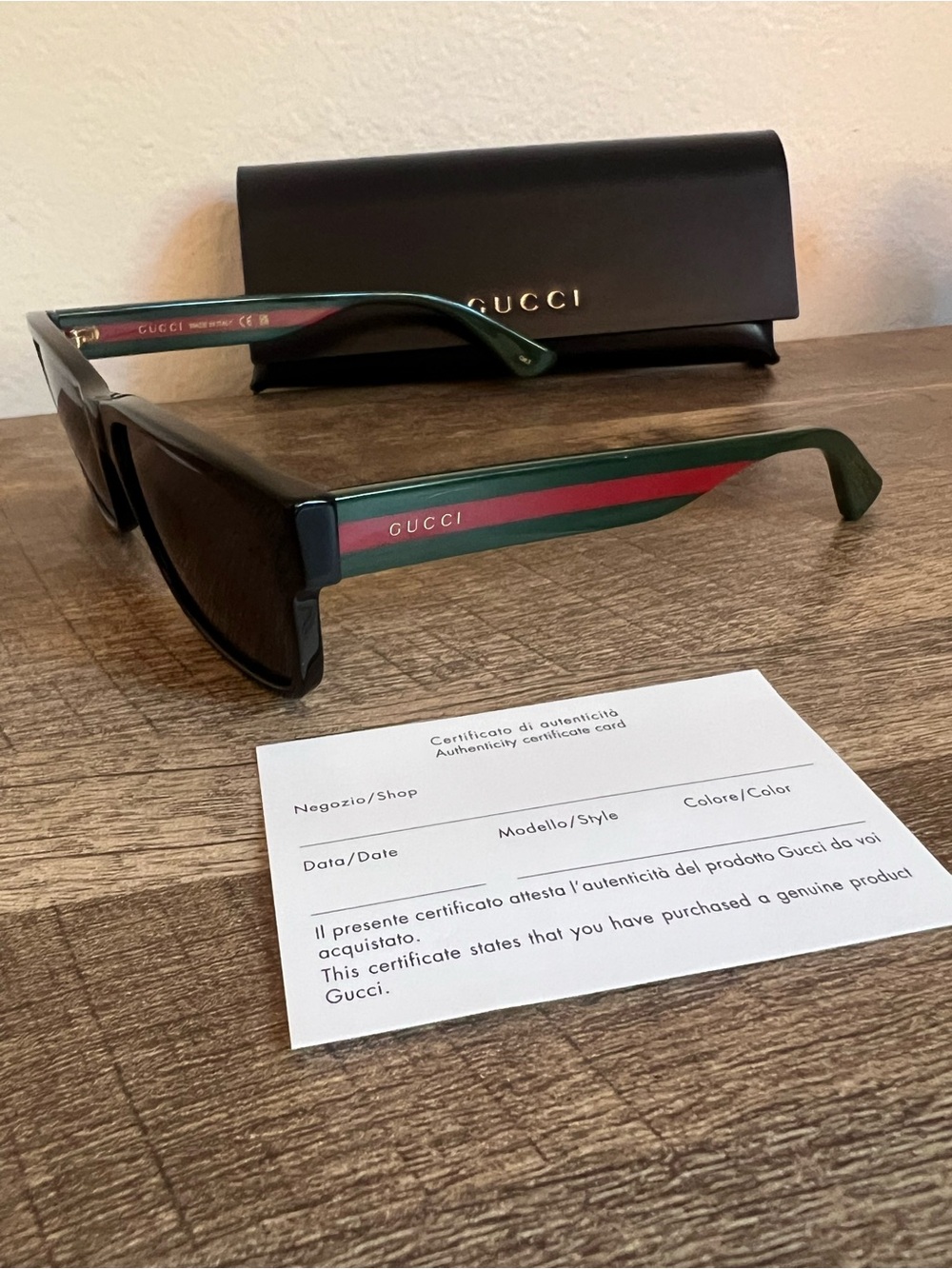 NWT Gucci GG0340S Black Sunglasses